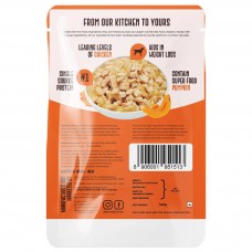 Kennel Kitchen Dog Treats Chicken With Pumpkin Chunks In Gravy 100 Gm